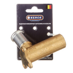 Водорозетка удлиненная Henco (4P-2004) 20(пресс) х 1/2 ВР(г) - фото 3