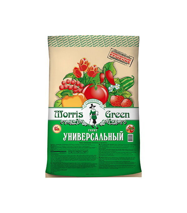 Изображение товара Почвогрунт Morris Green универсальный 65 л - питательный грунт для растений