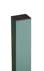 Столб для забора 62х55х1,4 мм 2,5 м 5 отверстий зеленый RAL 6005 - фото 2