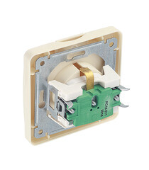 Розетка Hegel Master встраиваемая слоновая кость с крышкой (РС16-511-01) - фото 7