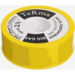 Лента ФУМ для газа Terma big gas 10 м 19 мм 0,2 мм для газа (10036)