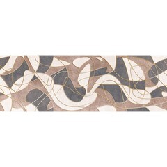 Плитка декор Нефрит-Керамика Трезини бежевая 200х600х9 мм