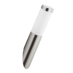 Светильник садово-парковый настенный Feron Техно серебро E27 18 Вт IP44 (11805) - фото 1