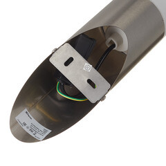 Светильник садово-парковый настенный Feron Техно серебро E27 18 Вт IP44 (11805) - фото 2