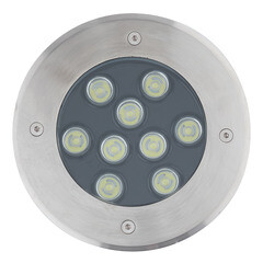 Светильник светодиодный тротуарный встраиваемый Feron металлик 6400К 9 Вт IP67 (32019) - фото 3