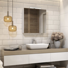 Зеркальный шкаф Vigo Plaza 70х70х15 см с подсветкой белый - фото 4