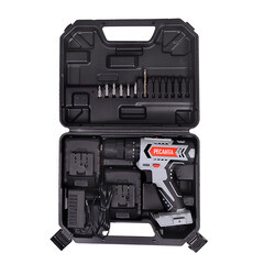 Дрель-шуруповерт ударная аккумуляторная Ресанта ДА-18-2ЛК-У 18 В 2 Ач Li-Ion 2 АКБ и ЗУ (75/14/6) - фото 3