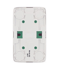 Розетка Hegel Alfa накладная белая с изолирующей пластиной (РА16-153) - фото 4