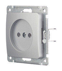 Розетка Hegel Master встраиваемая серебро (РС16-401-06) - фото 3