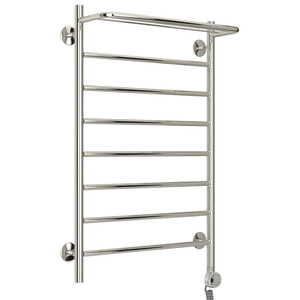 Полотенцесушитель электрический СТИЛЬЕ Лесенка 20 ТП 800х500 мм с полкой