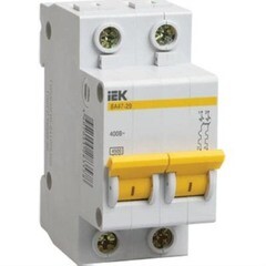 Автоматический выключатель IEK ВА47-29 (MVA20-2-040-B) 2P 40 А 4,5 кА 400 В на DIN-рейку