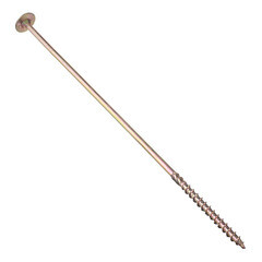 Саморезы по дереву 320x8,0 мм тарельчатая головка конструкционные (50 шт.) - фото 5