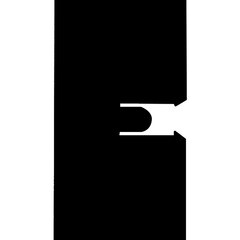 Элемент для потолка грильято 50х50х40х10 мм «мама» 0,6 м черный матовый - фото 2