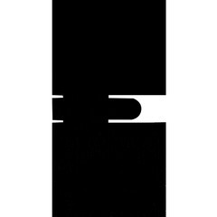 Элемент для потолка грильято 100х100х40х10 мм «папа» 0,6 м черный матовый - фото 2