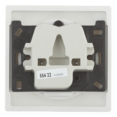 Розетка силовая для электроплит Legrand с заземлением 2Р+Е 20 А 230 В IP20 слоновая кость (55422) - фото 3