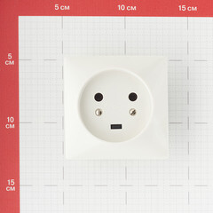 Розетка силовая для электроплит Legrand с заземлением 2Р+Е 20 А 230 В IP20 слоновая кость (55422) - фото 2