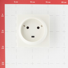 Розетка силовая для электроплит Legrand с заземлением 2Р+Е 32 А 230 В IP20 белая (55812) - фото 2