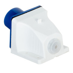 Вилка силовая угловая настенная EKF PROxima 2Р+РЕ 16 А 220 В IP44 - фото 2