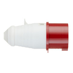 Вилка силовая прямая переносная EKF PROxima 3Р+РЕ 16 А 380 В IP44 - фото 3