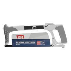 Ножовка по металлу КМ 300 мм 24 зуб/дюйм средний зуб - фото 4