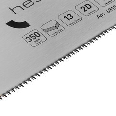 Ножовка по дереву для фанеры Hesler 350 мм 13 зуб/дюйм мелкий зуб - фото 4