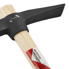 Молоток каменщика 600 г деревянная ручка (686881) - фото 3