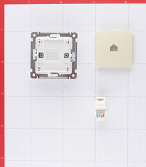 Розетка компьютерная Hegel Master встраиваемая слоновая кость RJ45 (РСК-400-01) - фото 4