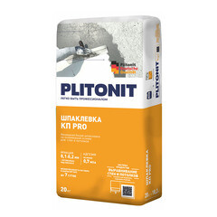 Шпаклевка полимерная Plitonit КП ПРО финишная белая 20 кг