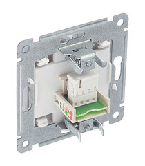 Розетка телефонная Hegel Master встраиваемая серебро RJ11 (РСТ-400-06) - фото 5