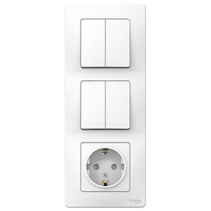 Блок выключателя с розеткой Schneider Electric — купить в Санкт ...