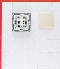 Переключатель Hegel Master одноклавишный встраиваемый слоновая кость (ВС10-461-01) - фото 5