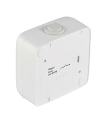 Выключатель Hegel Alfa одноклавишный накладной белый (ВА10-211) - фото 4