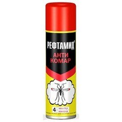 Аэрозоль Рефтамид 150мл АНТИКОМАР от комаров (на кожу) 528035(Россия)