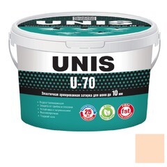Затирка цементно-полимерная Unis U-70 С05 бежевая 2 кг