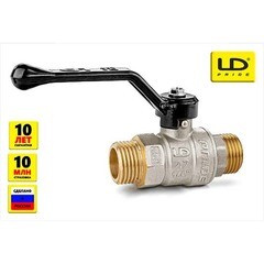 Кран шаровый LD PRIDE 1/2" н/н ручка (Россия)