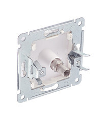 Розетка телевизионная Hegel Master встраиваемая белая (РСТВ-401) - фото 4