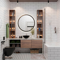 Раковина Lavelly Universe 42 см накладная черная (686702) - фото 6