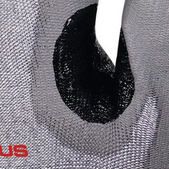 Перчатки полиэтиленовое волокно 13 нитей с полиуретановым покрытием антипорезные Delta Plus VECUT42 серые 9 (L) - фото 4