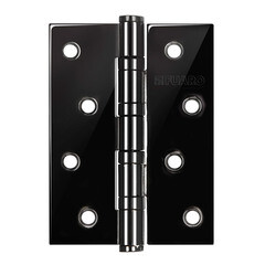 Петля Fuaro карточная универсальная неразъемная 100х75 мм черный глянец