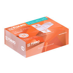 Защелка межкомнатная Fuaro Plastic P12-45-25 белая - фото 2