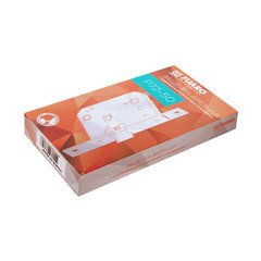 Замок врезной Fuaro Plastic P72-50 для межкомнатной двери под фиксатор черный - фото 2