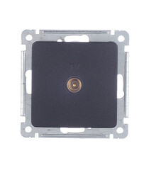 Изображение товара Розетка телевизионная Hegel Master встраиваемая черная (РСТВ-401-08)