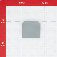 Заглушка Navigator для клеммных колодок 4-10 кв.мм серая (5 шт.) (612324) - фото 2