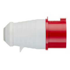 Вилка силовая прямая переносная EKF PROxima 3Р+РЕ+N 16 А 380 В IP44 - фото 3