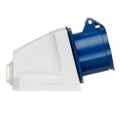 Розетка силовая угловая настенная EKF PROxima 2Р+РЕ 16 А 220 В IP44 - фото 4