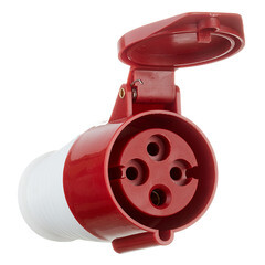 Изображение товара Розетка силовая переносная EKF PROxima 3Р+РЕ 32 А 380 В IP44