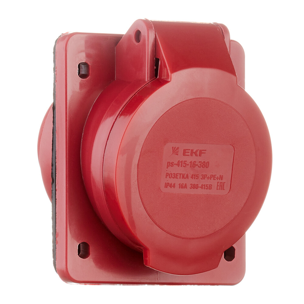 Изображение товара Розетка силовая настенная EKF PROxima 3Р+РЕ+N 16 А 380 В IP44