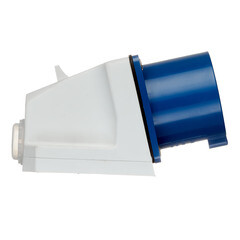 Вилка силовая угловая настенная EKF PROxima 2Р+РЕ 32 А 220 В IP44 - фото 2