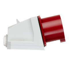 Вилка силовая угловая настенная EKF PROxima 3Р+РЕ 32 А 380 В IP44 - фото 3