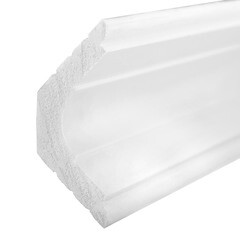 Плинтус потолочный из экополимера ударопрочный 60х60х2000 мм Cosca KX006 - фото 6